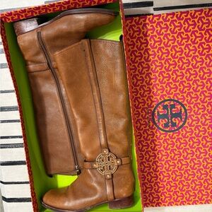 Tory Burch Brown Heeled Boots